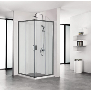 Душевой уголок Aquatek 90x90 AQ ARI KV 09020BL черный матовый