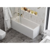 Акриловая ванна Vagnerplast Veronela 150x70 см, с каркасом, ультрабелая