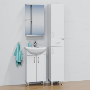 Зеркало-шкаф СанТа Ника R 50 фацет