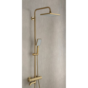 Душевая стойка Gappo G91 G2491-3 с термостатом, золото