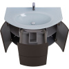 Тумба с раковиной Cezares Eden 91 grigio talpa opaco, раковина 82399