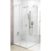 Душевой уголок Ravak Chrome CRV2-80+CPS-80 Transparent, профиль белый