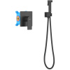 Гигиенический душ со смесителем Aquatek Лира AQ1419MB черный