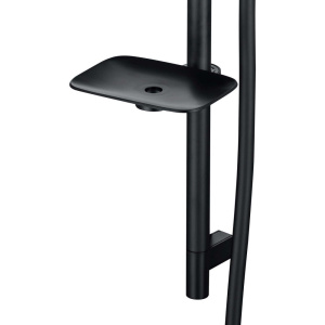 Душевой гарнитур Акватек AQ2021MB С ВНУТРЕННЕЙ ЧАСТЬЮ, 73 см, черный