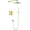Душевой комплект Timo Saona SX-2379/17SM С ВНУТРЕННЕЙ ЧАСТЬЮ, золото матовое