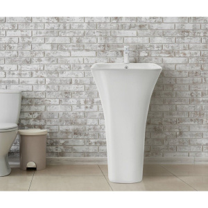 Раковина Weltwasser WW Leerbach 4543 GL-WT белая глянцевая