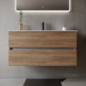 Мебель для ванной Sancos Urban 100 см дуб галифакс натуральный