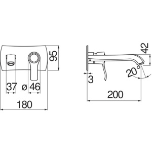 Смеситель для раковины Nobili Sofi SI98198/1GDP Royal gold
