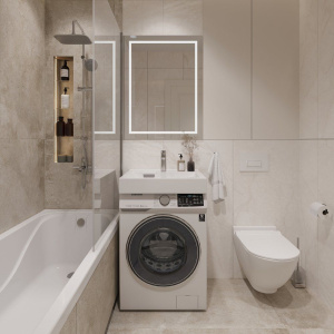 Раковина DIWO Анапа ARnS600 60, на стиральную машину, с кронштейнами