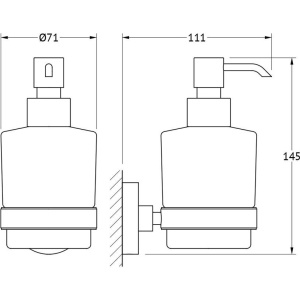 Дозатор Artwelle Harmonie HAR 015