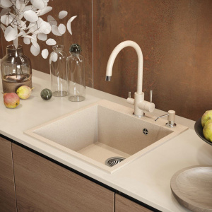 Купить Дозатор для кухонной мойки Domaci Солерно 401 берилл в Москве с доставкой Дозатор для кухонной мойки Domaci Солерно 401 берилл