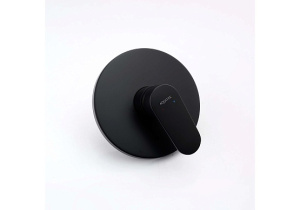 Смеситель для душа (внешняя и скрытая часть) Aquatek AQ1866MB Ника, черный матовый