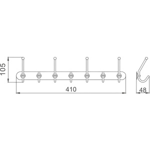 Купить Крючок Haiba HB201-7 в Москве с доставкой Крючок Haiba HB201-7