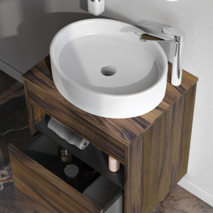 Мебель для ванной AM.PM Func 60 дуб крафт, со столешницей, раковина M8FWCC20550WG