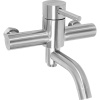 Смеситель для ванны с душем STWORKI Хальмстад WFT1031-2 нержавеющая сталь