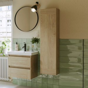 Шкаф-пенал Aqwella Astrid 35 дуб давос