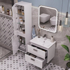 Тумба с раковиной SanStar Gretta 60 подвесная