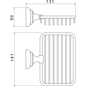 Купить Мыльница Акватек Классик AQ4533MB матовый черный в Москве с доставкой Мыльница Акватек Классик AQ4533MB матовый черный