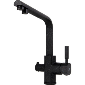 Смеситель для кухни Kaiser Decor 40144-2 черный мрамор