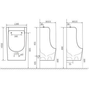 Купить Писсуар Aquatek AQ3040-F-00 в Москве с доставкой Писсуар Aquatek AQ3040-F-00