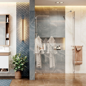 Душевая перегородка Ambassador Walk-in 15031107 110х200 см, профиль хром