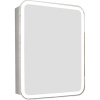Зеркало-шкаф STWORKI Алта 60 с LED подсветкой и часами, арт, прямоугольное, сенсорное управление