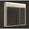 Зеркало-шкаф Art&Max Merano L, 80х80 белое, с LED-подсветкой, 6000К