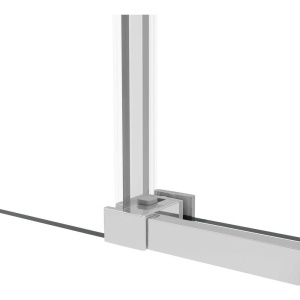 Купить Душевая дверь в нишу Vincea Slim Soft VDS-1SS150CL 150 см профиль хром, стекло прозрачное в Москве с доставкой Душевая дверь в нишу Vincea Slim Soft VDS-1SS150CL 150 см профиль хром, стекло прозрачное