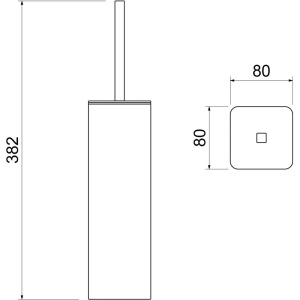 Ершик Timo Torne 43161/03 черный