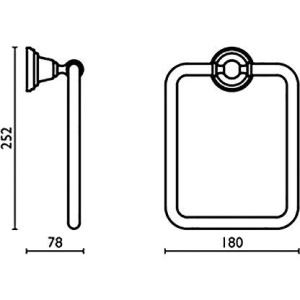 Полотенцедержатель Bagno & Associati Canova CA21392
