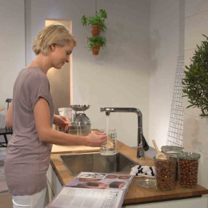 Смеситель для кухни Hansgrohe Talis S 300 сталь 72820800