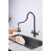 Смеситель для кухни Paulmark Lange 214212-GM, вороненая сталь