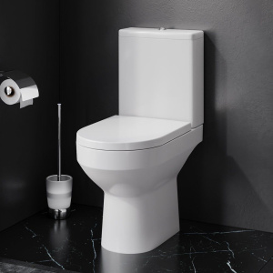 Купить Унитаз-компакт AM.PM Spirit V2.0 C708600WH FlashClean с микролифтом в Москве с доставкой Унитаз-компакт AM.PM Spirit V2.0 C708600WH FlashClean с микролифтом