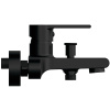 Смеситель для ванны с душем Cersanit Brasko Black 63108