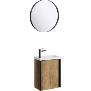 Мебель для ванной Aqwella Urban 45, подвесная, дуб балтийский