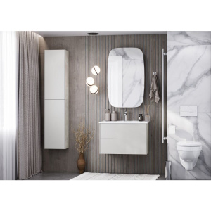 Мебель для ванной AQUATON Сохо 75 cлэйт, галька серая