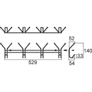 Купить Крючок Milardo 003W000M41 в Москве с доставкой Крючок Milardo 003W000M41