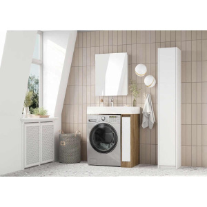 Зеркальный шкаф Aquaton Лондри 55 1A278502LH010 белый