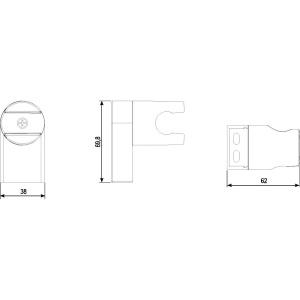 Настенный держатель Ravak Chrome 611.00