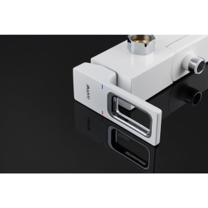 Смеситель для ванны с душем Gappo G17-8 G3217-8 белый, хром