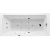Акриловая ванна Excellent Aquaria WAEX.AQU17.ULTRA 170x75 см, с гидромассажем, с каркасом, со сливом-переливом