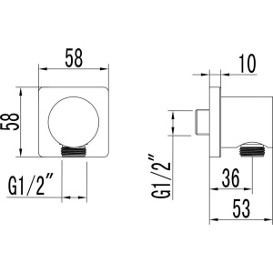 Шланговое подключение Lemark LM3783BL черное