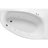 Акриловая ванна Excellent Kameleon WAEX.KMP17.SOFT P 170x110 см, угловая, с гидромассажем, с каркасом, со сливом-переливом, асимметричная
