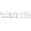 Акриловая ванна Jacob Delafon Sofa 150х70 см E6D300RU-00