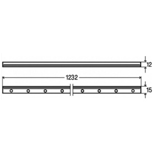 Плиточная окантовка для дренажного желоба Advantix Vario 123.2 см Viega 761974