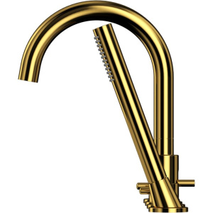 Смеситель на борт ванны WHITECROSS Y Y1232GL С ВНУТРЕННЕЙ ЧАСТЬЮ, золото