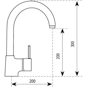 Смеситель для кухни Paini Cox 78CR572DFIXEPR2KM