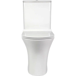 Унитаз-компакт BOND Oval F06-00 безободковый, с микролифтом