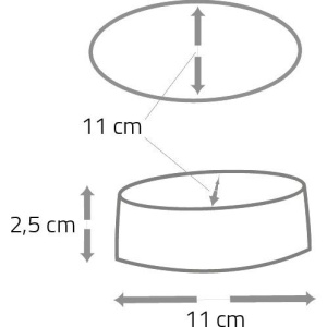Мыльница Ridder Mabelle 2246337 серая