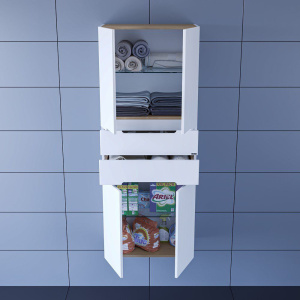 Шкаф-пенал СаНта Лондон 60 подвесной